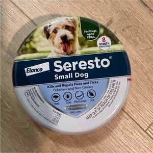 Elan Seresto Small Dog Collar - Blue and White - 1 pack